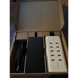 Belkin B2B139 10-Port USB-A Charging Station Desk/Wall Mountable